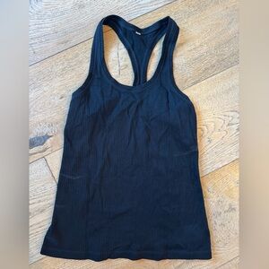 Black Ribbed Tank Top Lorna Jane